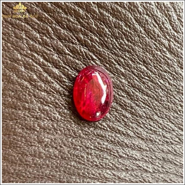 Đá Ruby đỏ huyết kính đẹp rực rỡ 3,7ct hình ảnh 1