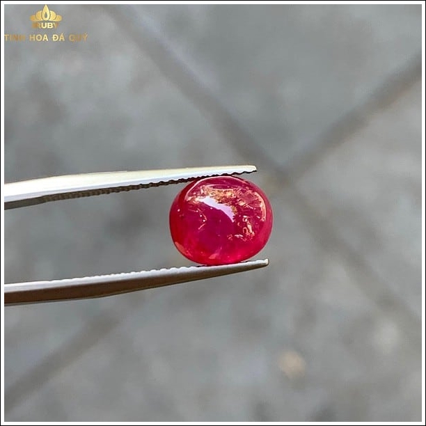 Đá Ruby đỏ huyết Lục Yên chất trong 3,9ct hình ảnh 8