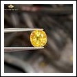 Đá Sapphire vàng lửa bung siêu đẹp 3,8ct hình ảnh 4