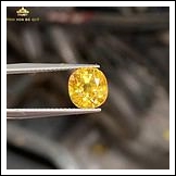 Viên Sapphire vàng lửa bung siêu đẹp 3,8ct – IRYS 220938