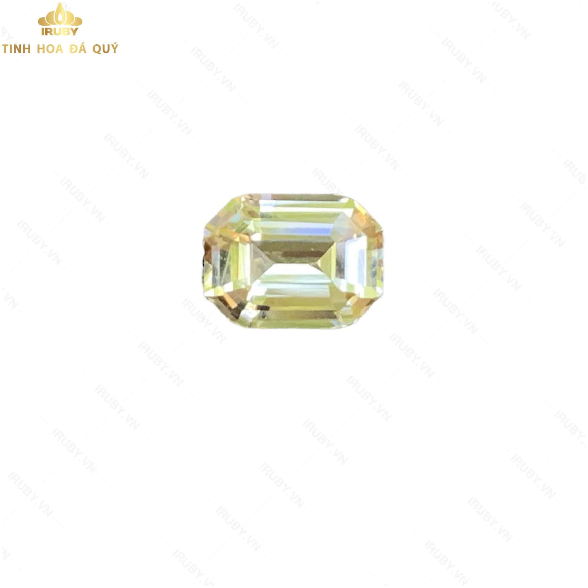 Viên Sapphire Bagguette vàng tự nhiên không nhiệt – IRYS 221020