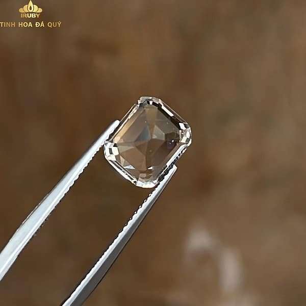 Đá Topaz trắng cắt kiểu Kim Cương đẹp tiêu chuẩn 3,45ct hình ảnh 4