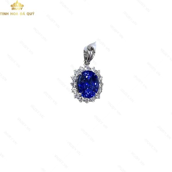 Mặt dây Sapphire blue cornflower – IRSP 2210258