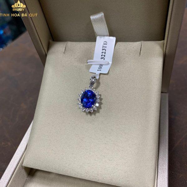 Mặt dây Sapphire blue cornflower – IRSP 2210258