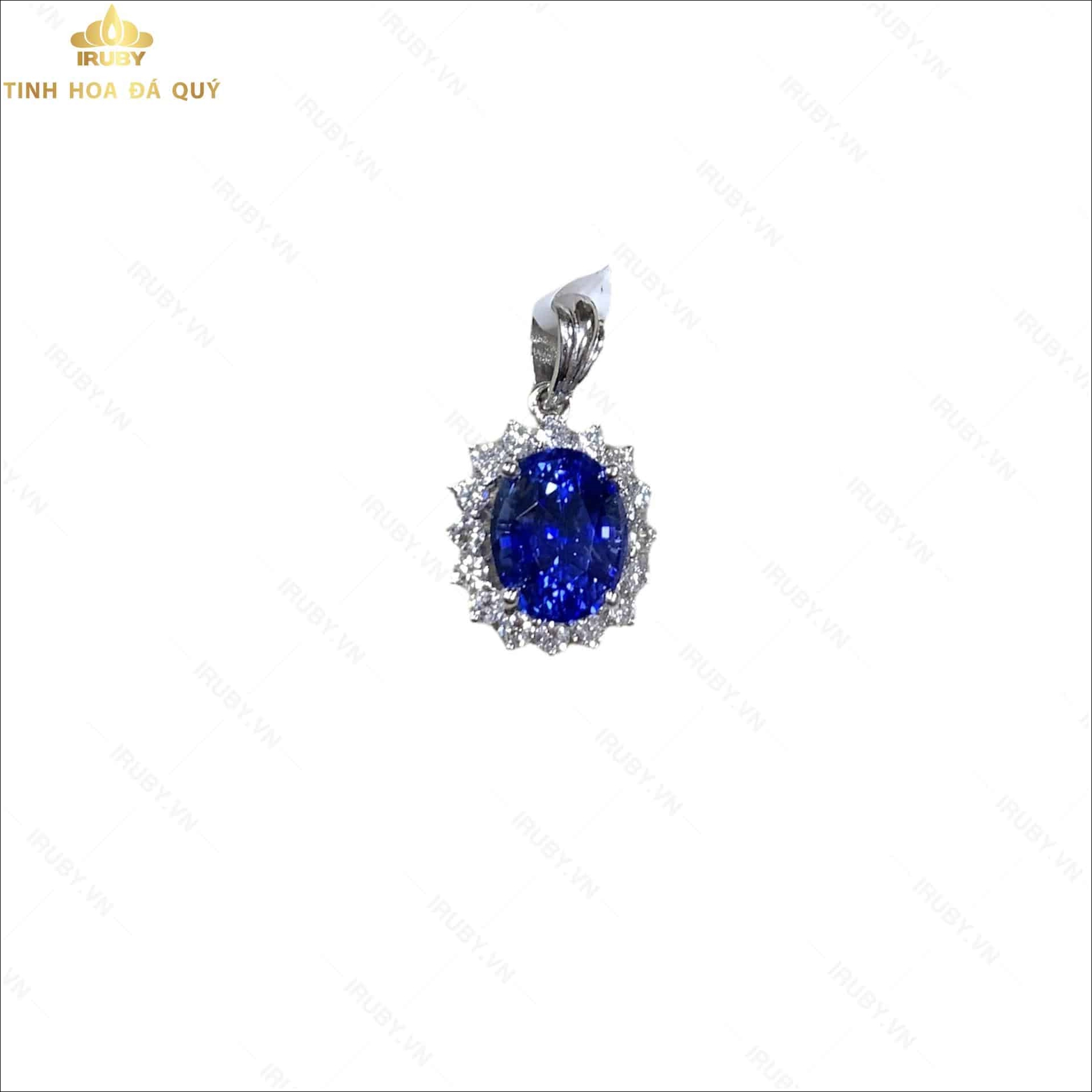 Mặt dây Sapphire xanh lam Blue Cornflower – IR 2210258