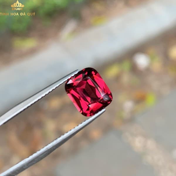 Rhodoite Garnet đỏ tiêu chuẩn quốc tế 3,15ct hình ảnh 2