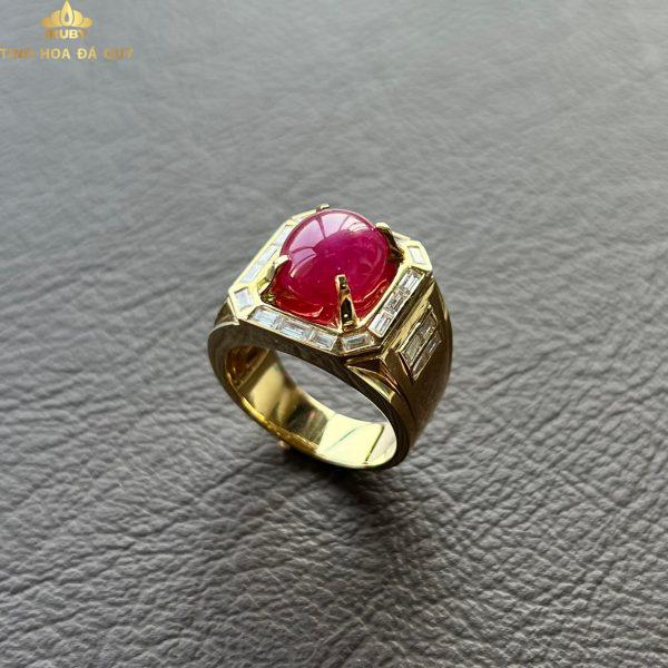 Nhẫn nam Ruby sao Lãnh Đạo – IRRS 221066