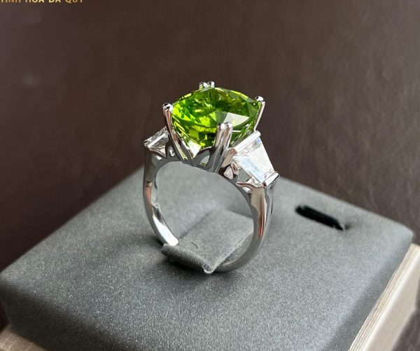 Nhẫn nữ Peridot cực sang và đẹp 11ct – IRPD 221011