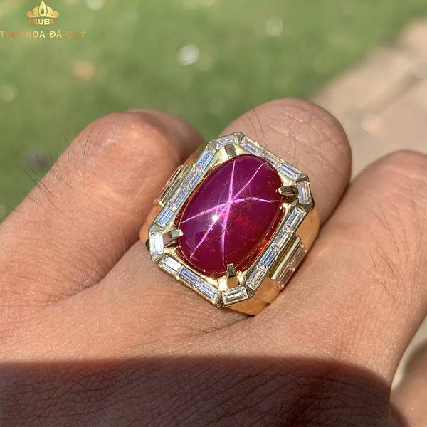 Nhẫn Ruby sao siêu VIP mẫu Lãnh Đạo – IRRS 2209118