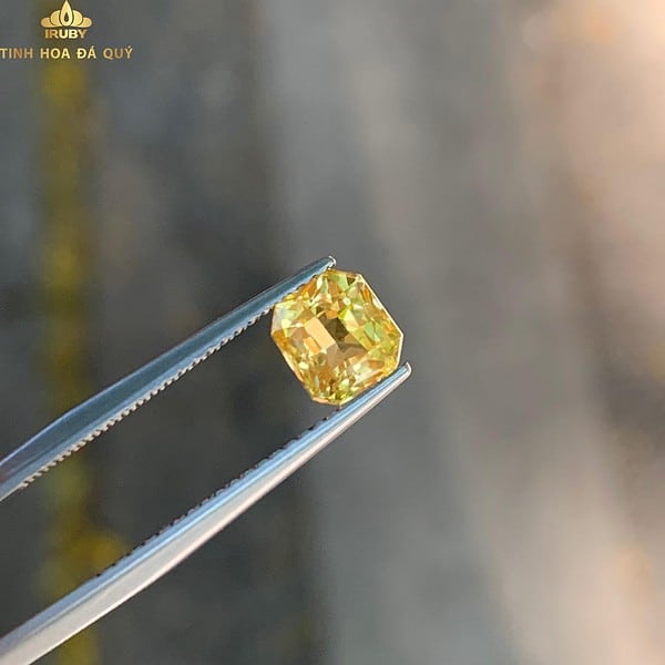 Đá Sapphire vàng tự nhiên 100% 1,65ct hình ảnh 2