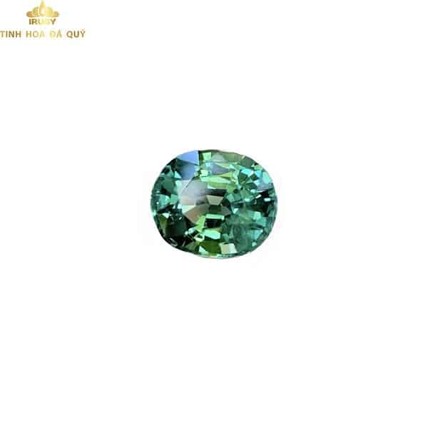 Đá Sapphire xanh chuối sáng bung 4,1ct hình ảnh 1