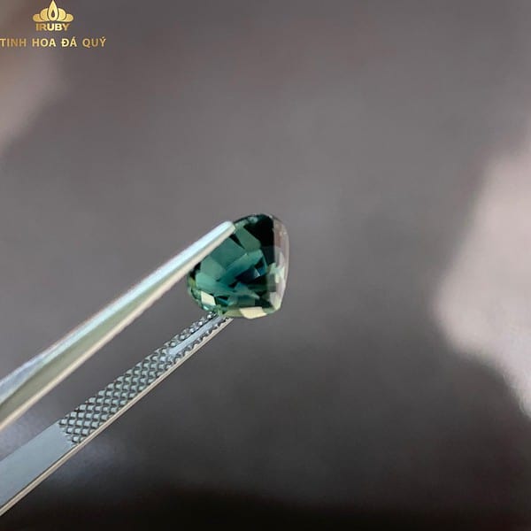 Đá Sapphire xanh chuối sáng bung 4,1ct hình ảnh 3