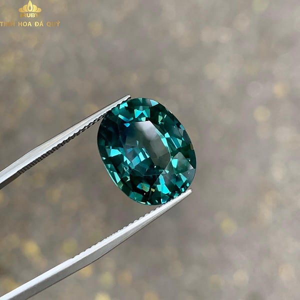 Đá Sapphire tự nhiên xanh hiếm đẹp 11,5ct hình ảnh 2