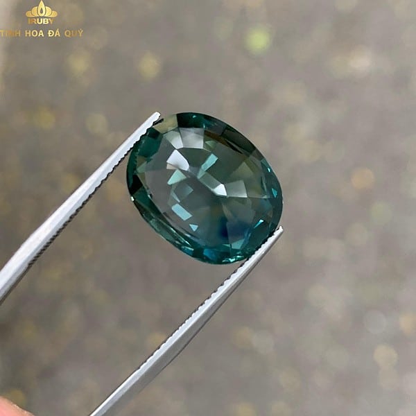 Đá Sapphire tự nhiên xanh hiếm đẹp 11,5ct hình ảnh 3