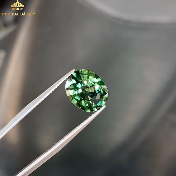 Đá Sapphire xanh lục - xanh chuối 4,5 ct hình ảnh 6