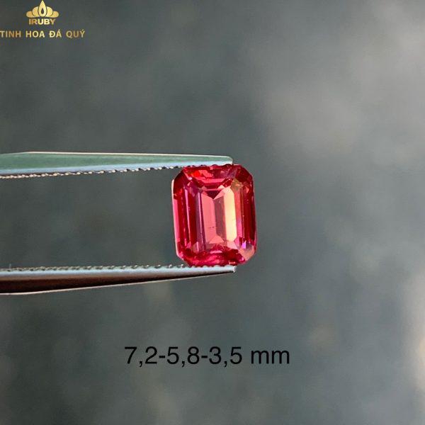 Đá Spinel Hồng đỏ cắt Bagguette tuyệt đẹp hình ảnh 5