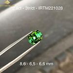 Viên Tourmaline xanh lục chiếu đẹp 2,8ct – IRTM 221028