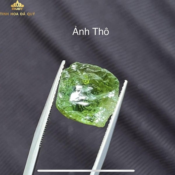 Đá Tourmaline xanh lục vàng 2 sắc thái hình ảnh 2