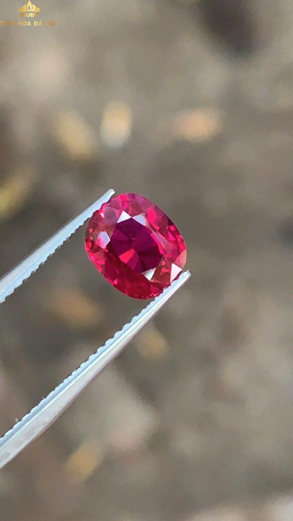 Đá Ruby Facet Lục Yên siêu đẹp 1.8ct hình ảnh 5