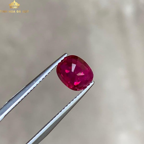 Đá Ruby Facet Lục Yên siêu đẹp 1.8ct hình ảnh 4