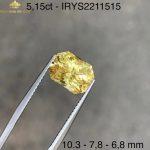 Viên Sapphire vàng không nhiệt 5,15ct – IRYS 2211515