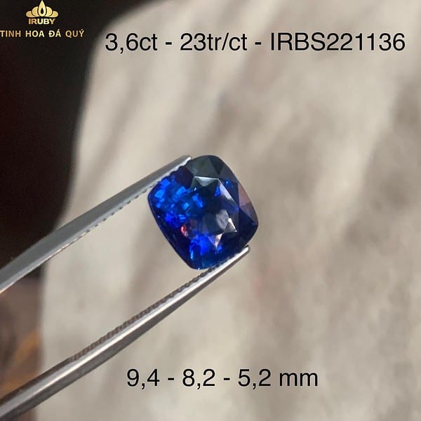 Đá Sapphire xanh lam Hoàng Gia 3.6ct hình ảnh 4