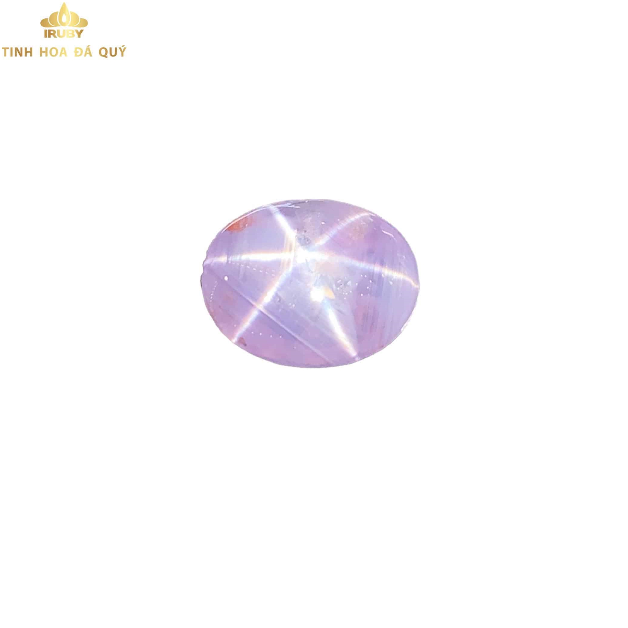 Viên Sapphire sao nét 10 điểm màu lavender – IRSS 2211745