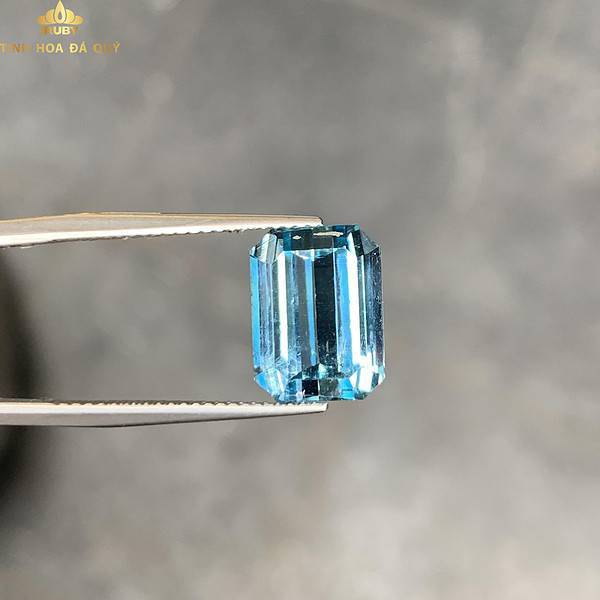 Đá Aquamarine xanh lam tự nhiên 6,3ct hình ảnh 6