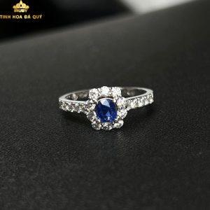 Nhẫn nữ Sapphire xanh lam nhỏ xinh đẹp sang trọng - IRSP 2212 hình ảnh 2