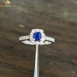 Nhẫn nữ Sapphire xanh lam nhỏ xinh đẹp sang trọng – IRSP 2212