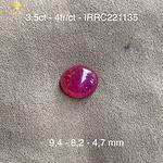 Viên Ruby cabachon đẹp tự nhiên 3,5ct – IRRS 221135