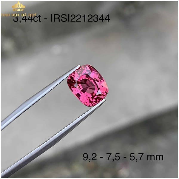 Đá Spinel Hồng 3,09ct lửa bung khối đẹp - IR22123 hình ảnh 2