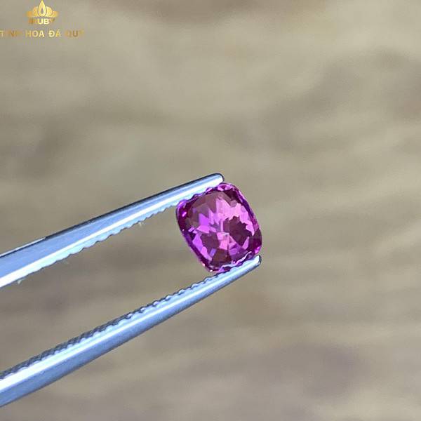 Đá Sapphire Tím tự nhiên 100%, 0,67ct hình ảnh 5