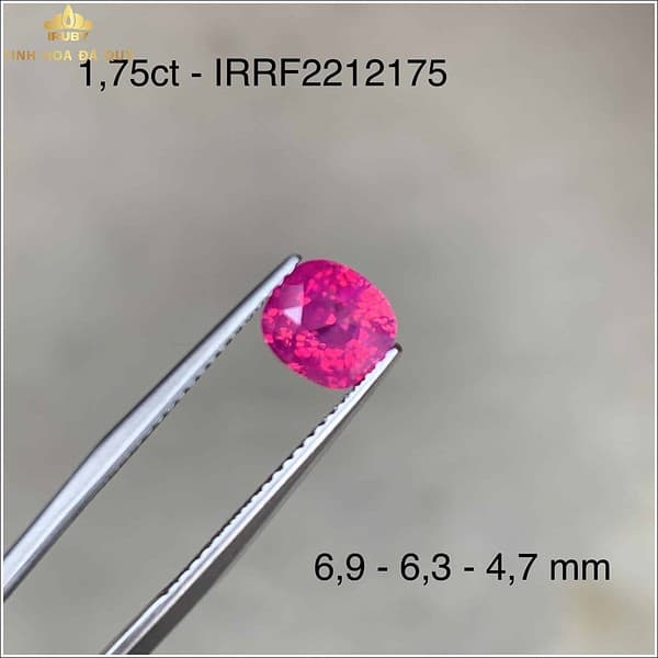 Đá Ruby Facet tự nhiên nguyên bản 1,75ct - IRRF2212175 hình ảnh 3