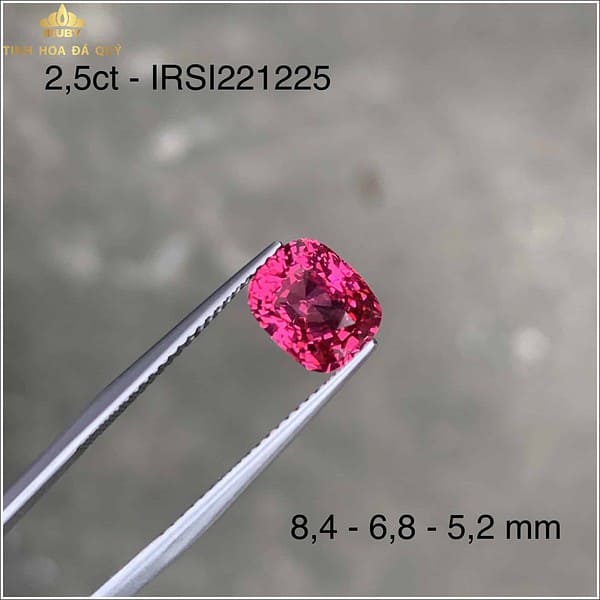 Đá Spinel Hồng đỏ Lục Yên 2,5ct - Pink Spinel - IRSI221225 hình 2