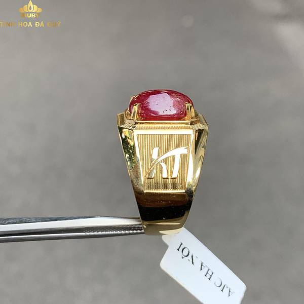 Nhẫn nam Ruby vàng 18k sang trọng – IRRC 221166