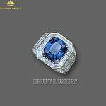 Nhẫn nam Spinel xanh lam mẫu Hoàng Tử – IRSI 23245