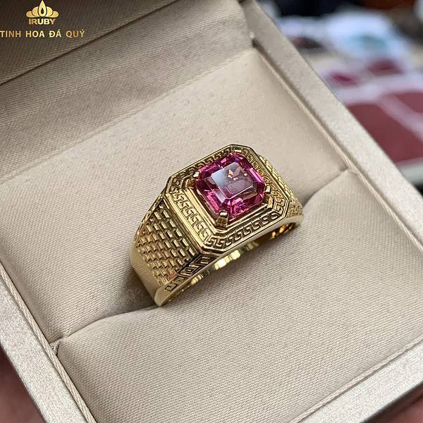 Nhẫn nam Spinel Asscher 2,12ct – IRSI 2301212