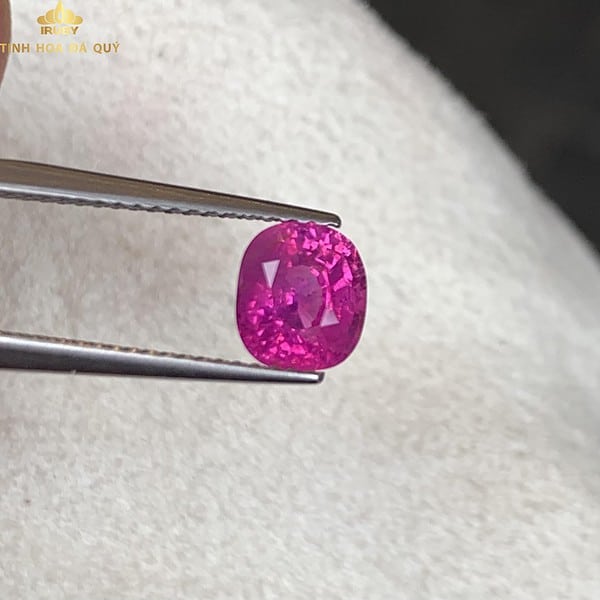 Đá Ruby Facet Lục Yên đỏ Hồng 1,6ct hình ảnh 4