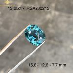 Viên Sapphire xanh sắc hiếm 13,25ct – IRSA 23021325