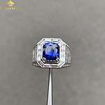 Nhẫn Nam Sapphire xanh lam Hoàng Tử IRUBY