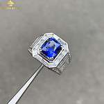 Nhẫn Nam Sapphire xanh lam Hoàng Tử IRUBY
