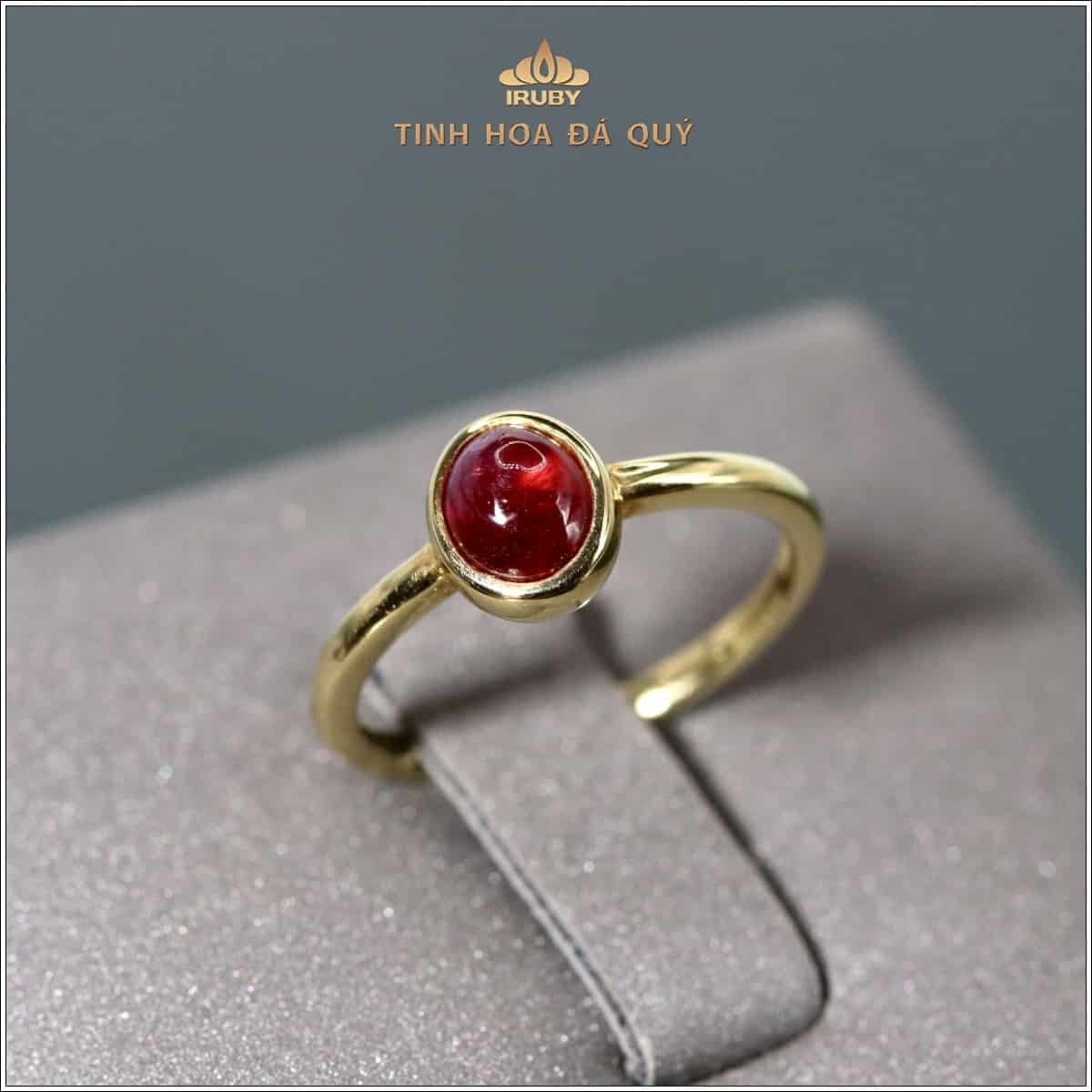 Nhẫn nữ Ruby đỏ huyết Lục Yên siêu xinh – IRRC 230222