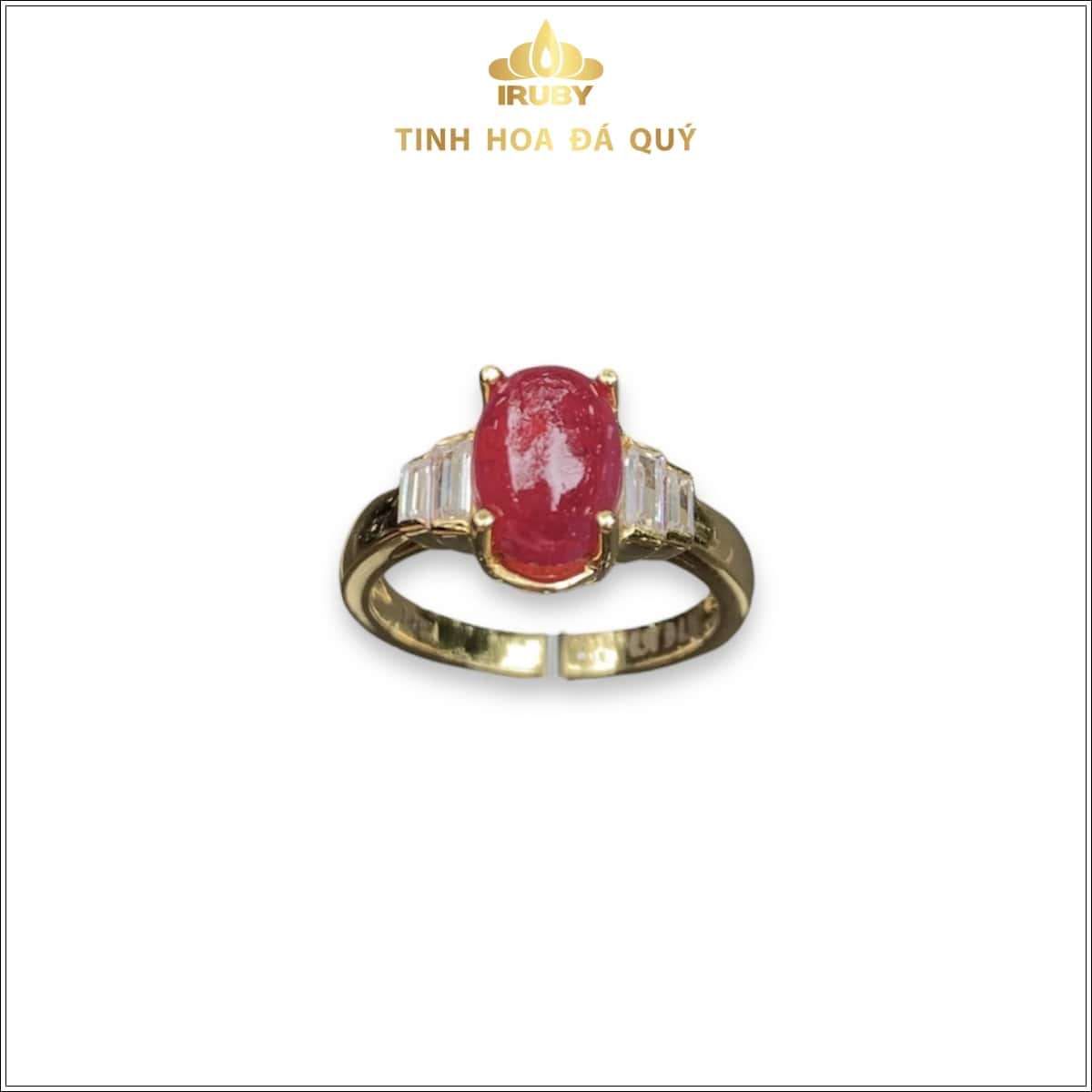 Nhẫn nữ Ruby đỏ huyết mẫu đẹp - IRRC 230221