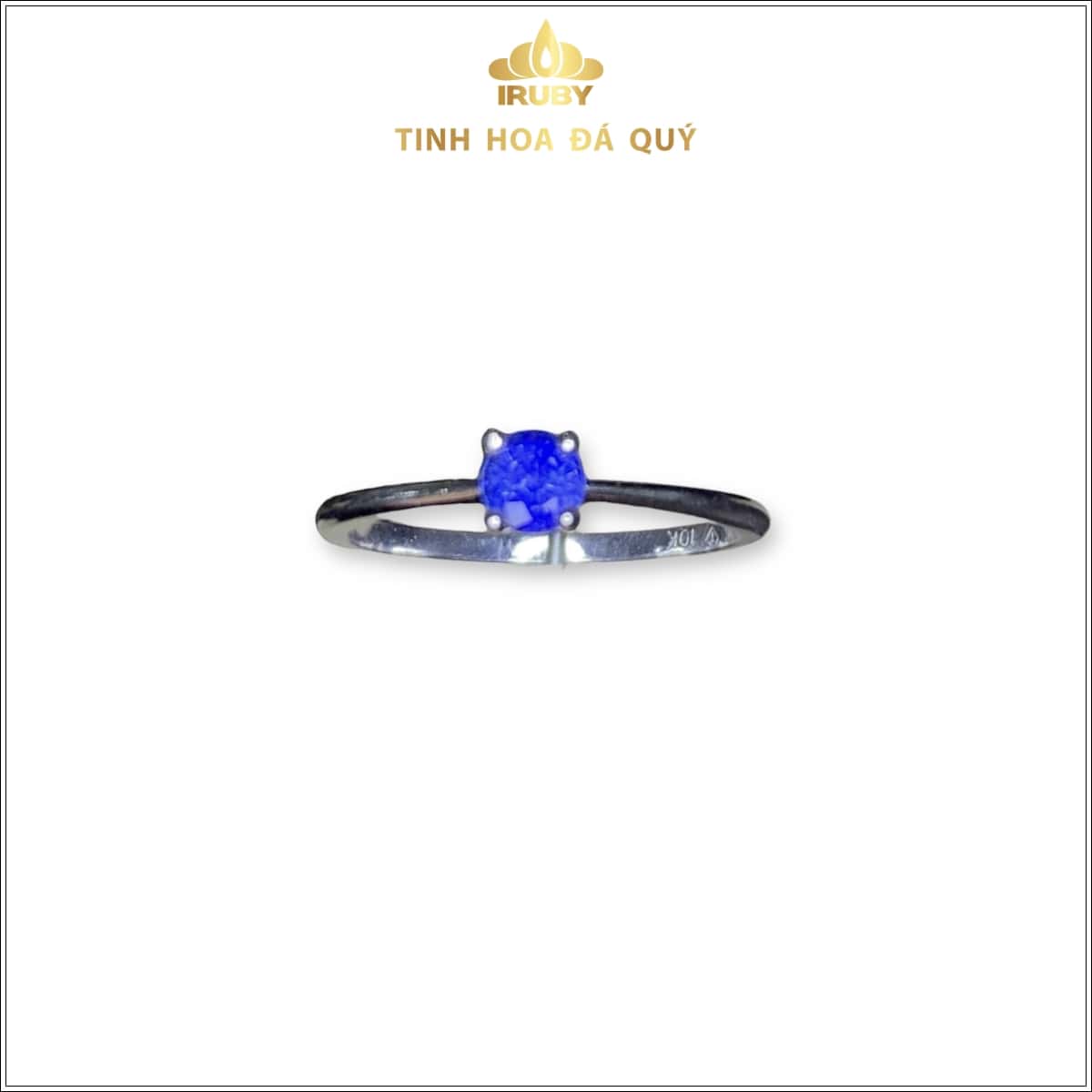 Nhẫn nữ Sapphire xanh dương nhỏ xinh - IRSA 2302135