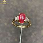 Nhẫn nữ Ruby đỏ huyết mẫu đẹp – IRRC 230221