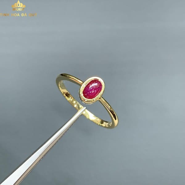 nhẫn nữ ruby huyết kính