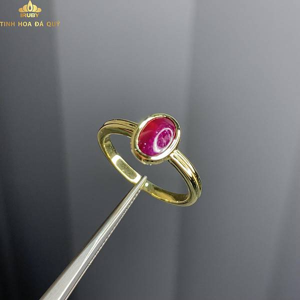 Nhẫn nữ Ruby đỏ nước 1 Lục Yên – IRRC 230228