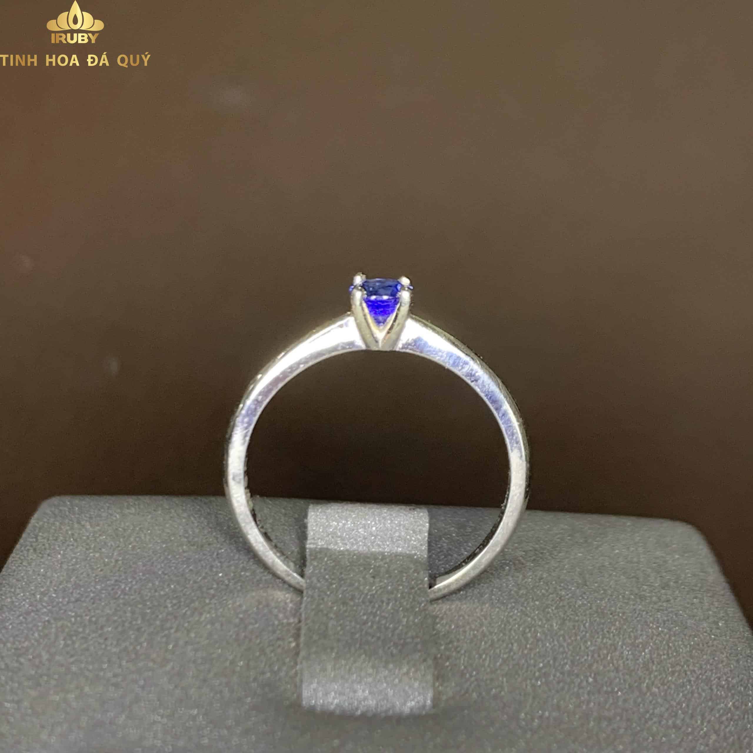 Nhẫn nữ Sapphire xanh dương nhỏ xinh - IRSA 2302135 hình ảnh