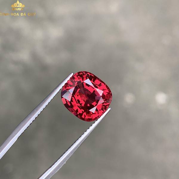 Đá Spinel đỏ Lục Yên 5,66ct chiếu bung - IRSI2302566 hình 1